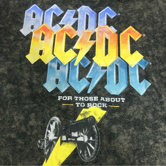 ACDC T-shirt colorful letters - Picture 3 of 5